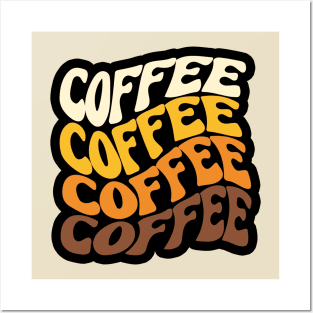 COFFEE !! Cute Cool Colorful Coffee Lover Funny Foodie Designer Quote Posters and Art